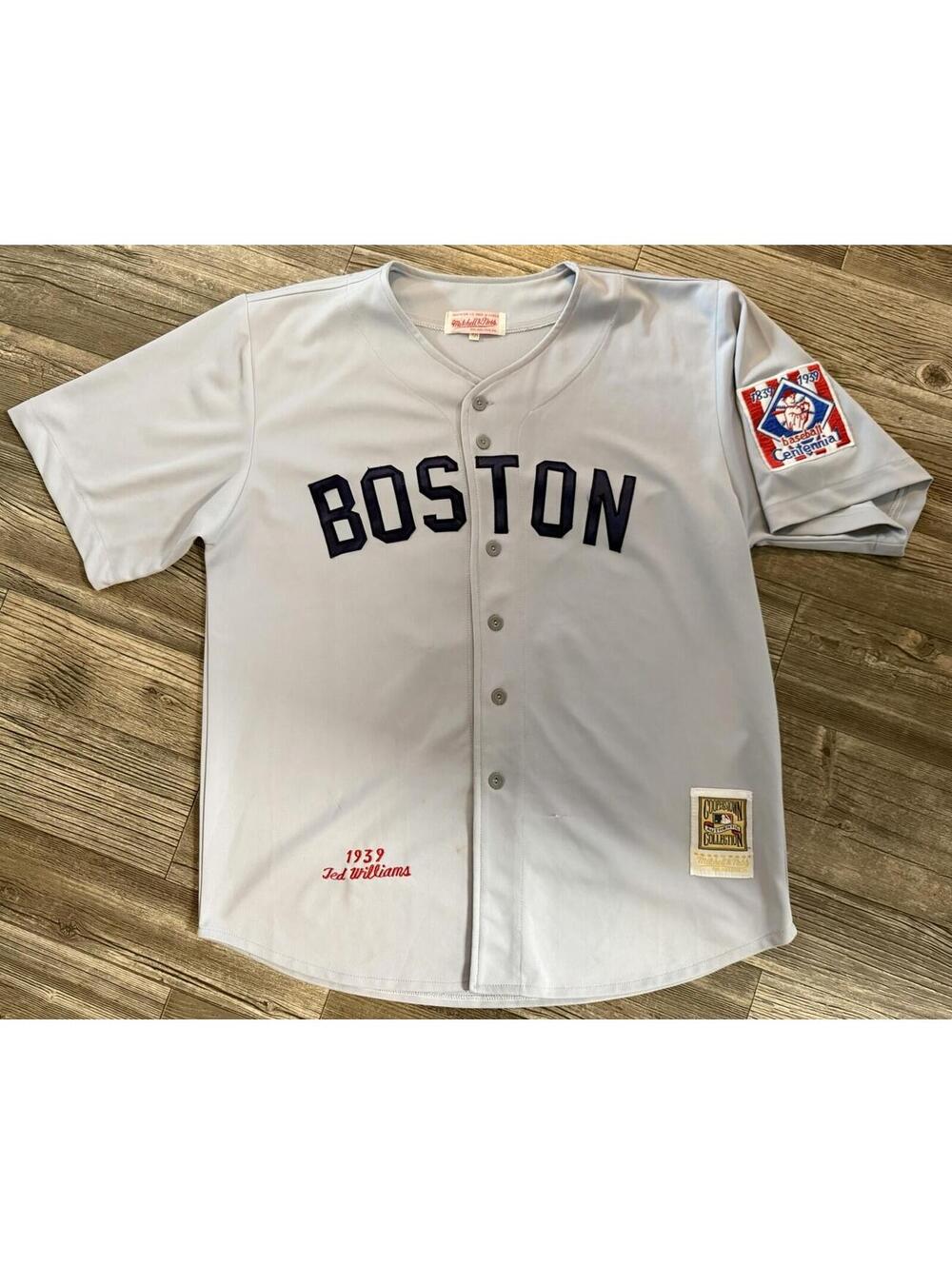 Mitchell & Ness 1939 Ted Williams Boston Red Sox Sz 50 Made In Koera